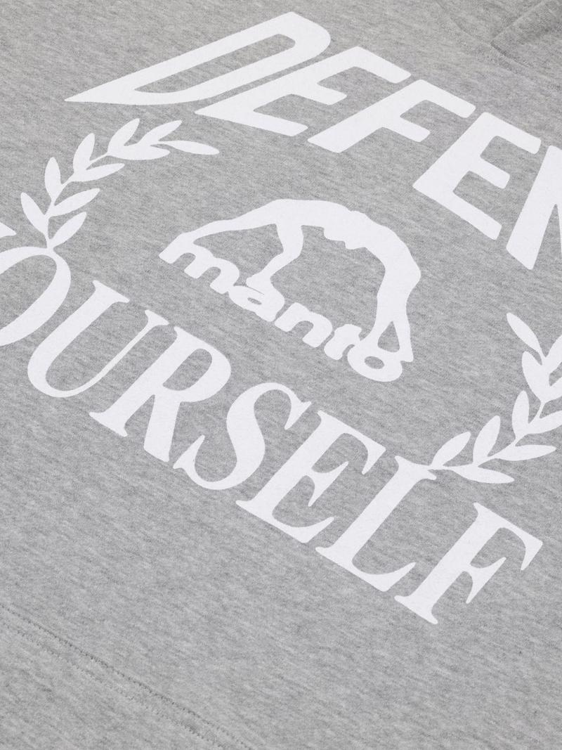 MANTO hoodie defend - grey